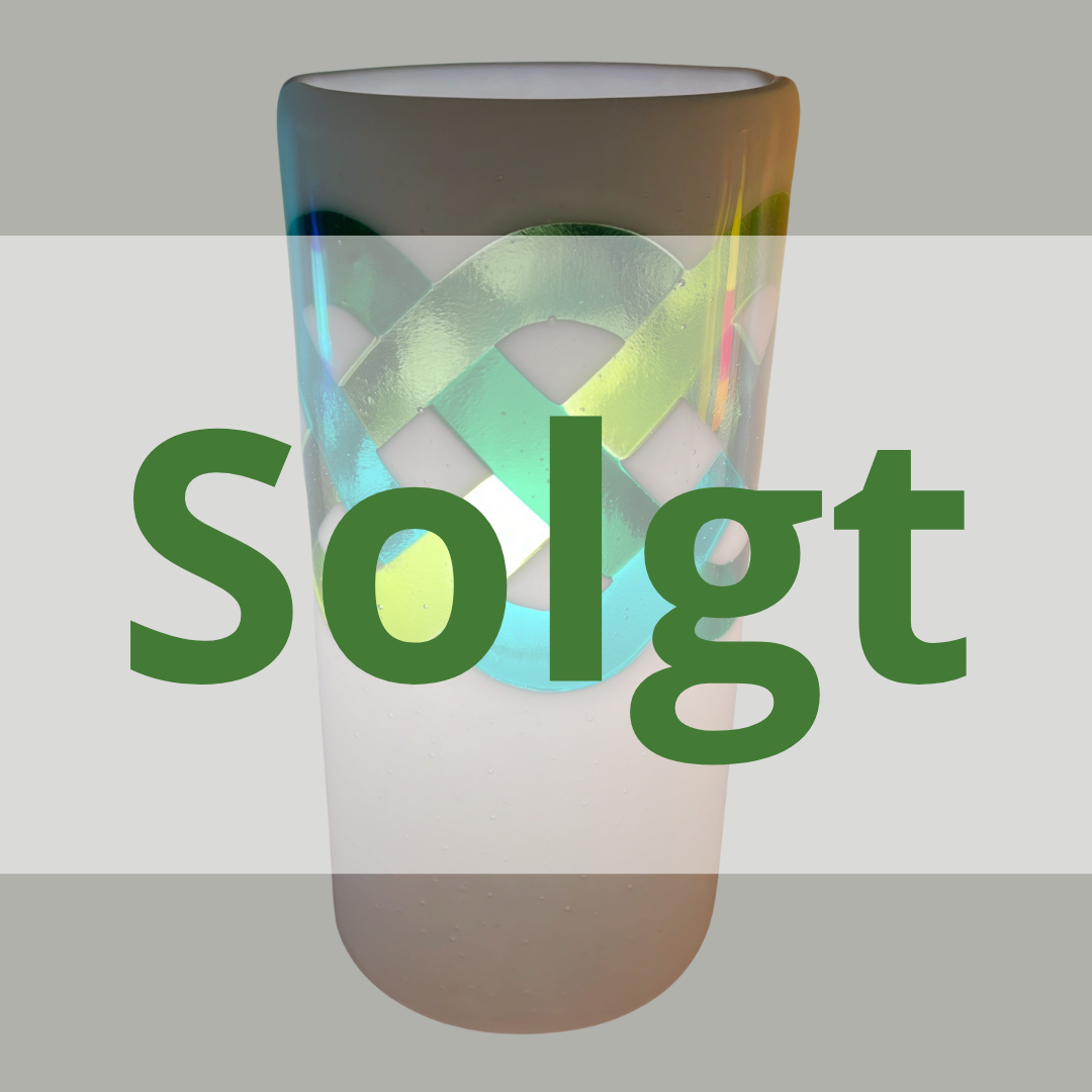 Unika-lampe-celtic-grøn-solgt